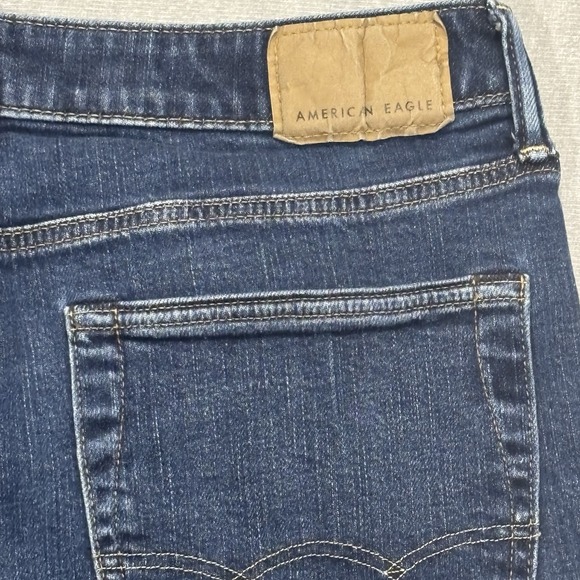 American Eagle AirFlex Original Bootcut Jeans Mens 32x30 Blue Denim Stretch - Picture 10 of 10